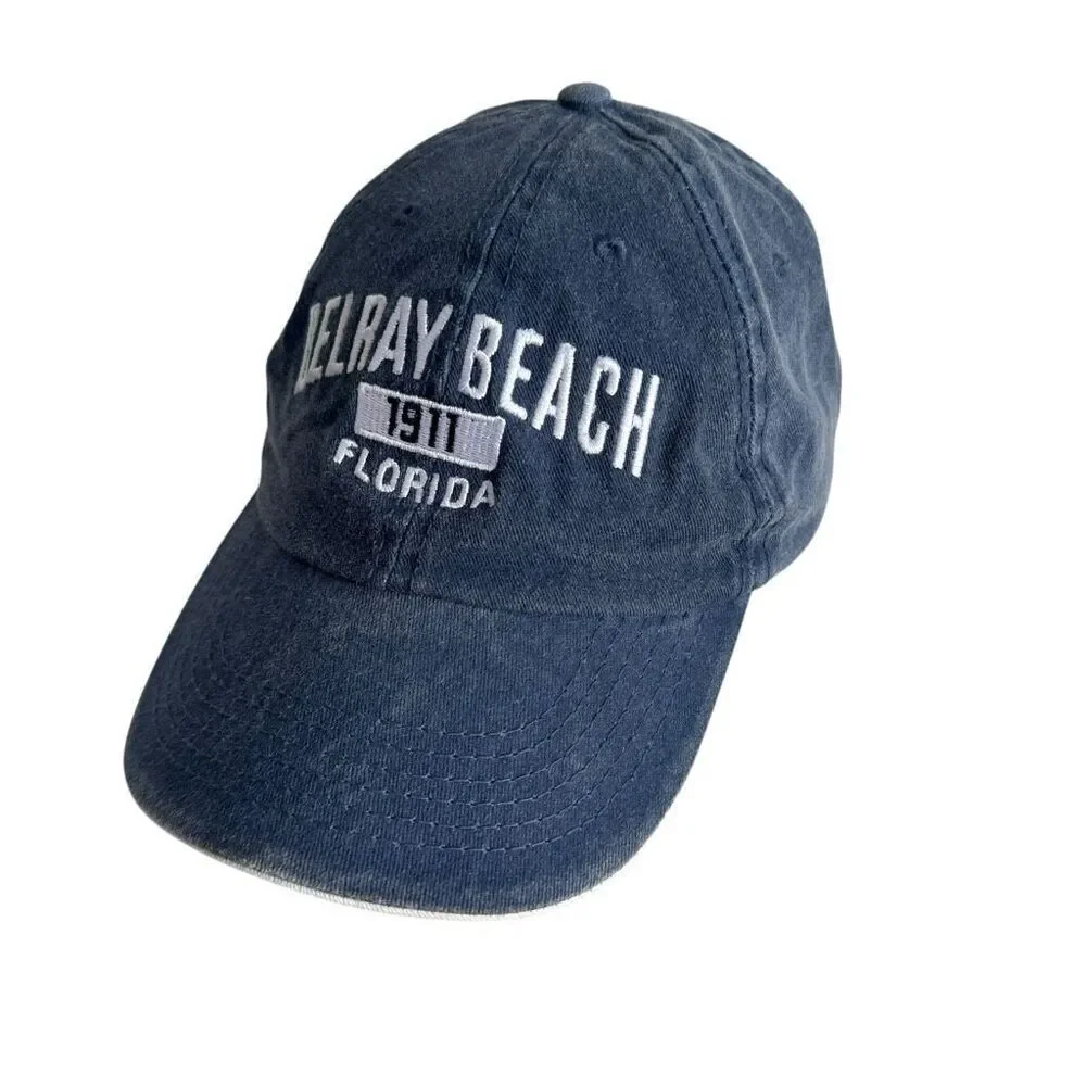Delray Beach 1911 Florida Women’s Denim Baseball Cap Hat